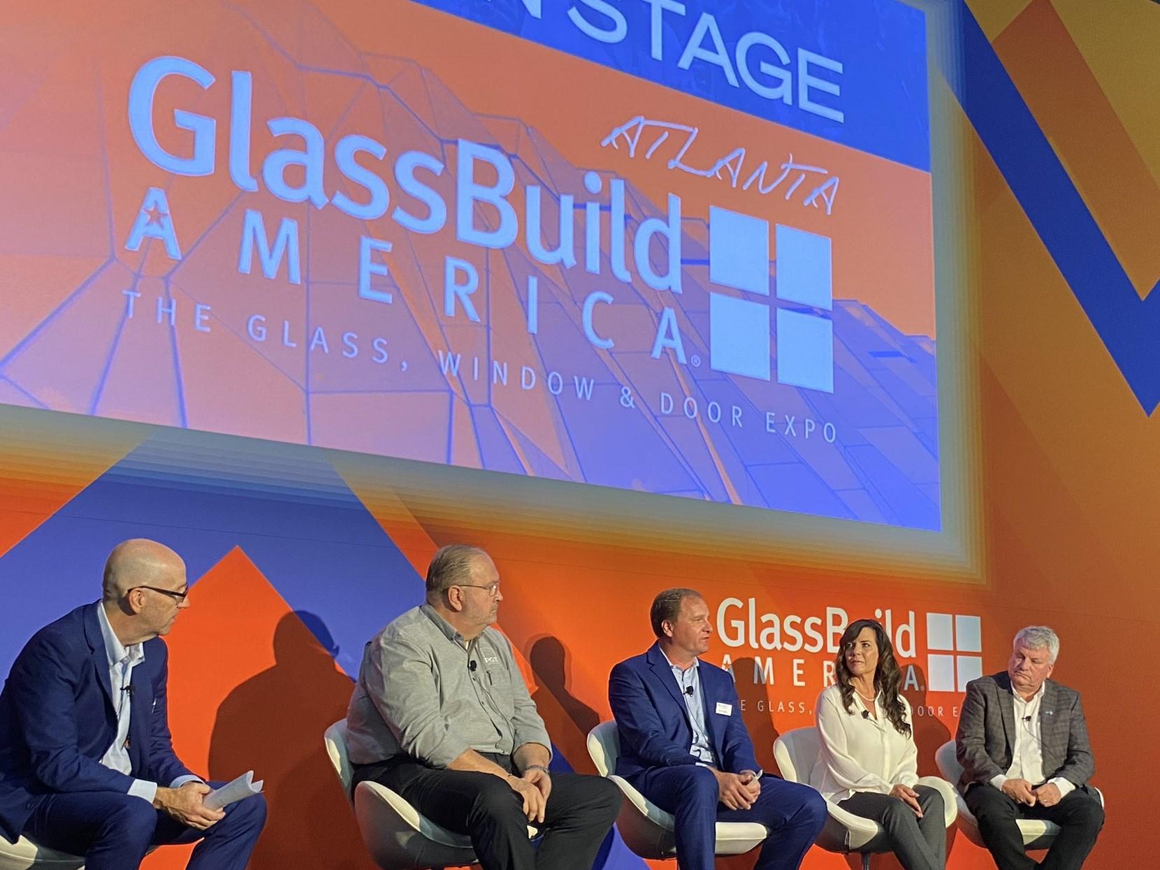 Industry Trends panel at GlassBuild