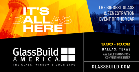 It's All Here at GlassBuild 1200x627 social graphic